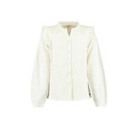 America Today Junior blouse met ruches off white - thumbnail