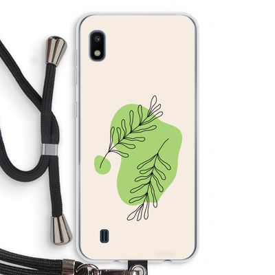 Beleaf in you: Samsung Galaxy A10 Transparant Hoesje met koord
