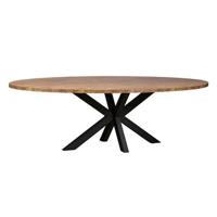 Eettafel Culemborg - Hout - Mango|Hout - Naturel - MDF