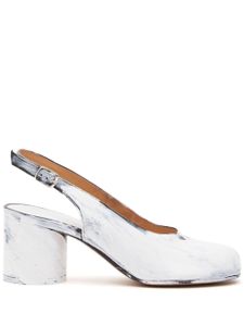 Maison Margiela escarpins Tabi Bianchetto 60 mm à bride arrière - Blanc