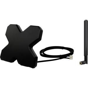Wittenberg Antennen LTE, WLAN, Portabel Antennenset für Router Antenne 1 LTE Twin Kabel 2m Antenne 5 dBi