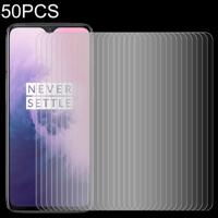 50 stuks 0.26 mm 9H 2.5 D gehard glas film voor OnePlus 7