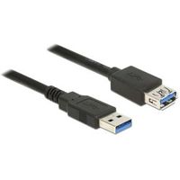 DeLOCK 85054 USB-kabel 1 m USB 3.2 Gen 1 (3.1 Gen 1) USB A Zwart - thumbnail