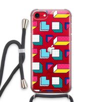 8-bit N°7: iPhone SE 2020 Transparant Hoesje met koord