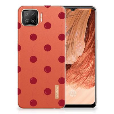 OPPO A73 4G Siliconen Case Cherries OPPO A73 4G Siliconen Case Cherries