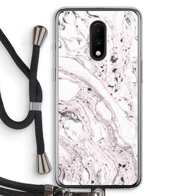 Mengelmoes: OnePlus 7 Transparant Hoesje met koord