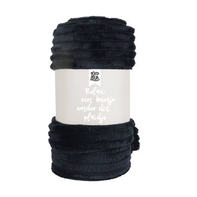100% Leuk - Plaid - Relax een beetje onder dit plaidje