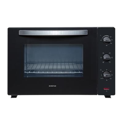 Inventum ov607b vrijstaande oven 60l 2000w zwart/zilver