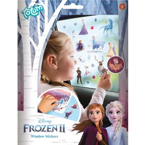 Totum Disney Frozen auto raamstickers - 70 stuks - voor kinderen   -