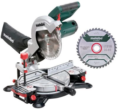 Metabo KS 216 M set | Verstekzaag | Incl. 2 zaagbladen 690874000