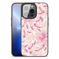 iPhone 13 Pro Max Bloemen Hoesje Pink Flowers