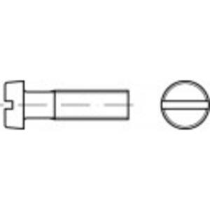 TOOLCRAFT TO-5445360 Cilinderschroeven M1.6 16 mm Sleuf DIN 84 Messing 100 stuk(s)