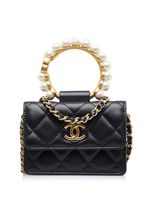 CHANEL Pre-Owned pochette Pearl Crown (2021) - Noir