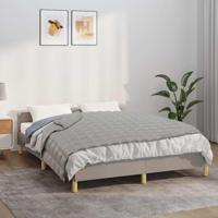 Verzwaringsdeken 140x200 cm 10 kg stof grijs