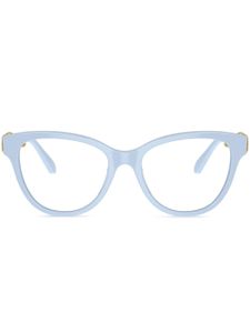 Swarovski lunettes de vue à monture papillon - Bleu