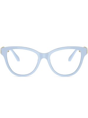 Swarovski lunettes de vue à monture papillon - Bleu Swarovski lunettes de vue à monture papillon - Bleu