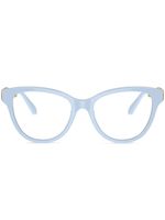 Swarovski lunettes de vue à monture papillon - Bleu