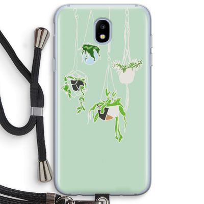 Hang In There: Samsung Galaxy J5 (2017) Transparant Hoesje met koord