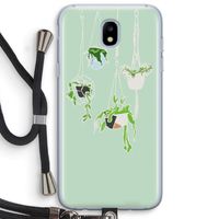 Hang In There: Samsung Galaxy J5 (2017) Transparant Hoesje met koord