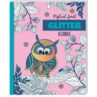 Glitter kleurboek - Mystical Forest