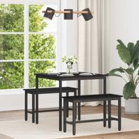 Eettafels 80 x 80 x 75 cm METAAL