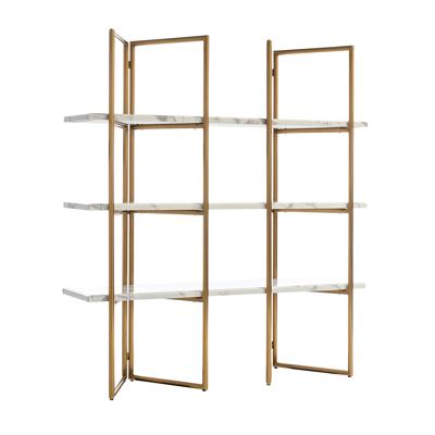 Wandkast Lagrand gold met 3 planken