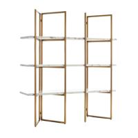 Wandkast Lagrand gold met 3 planken