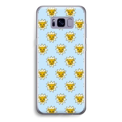 Leeuwenkoppen: Samsung Galaxy S8 Transparant Hoesje