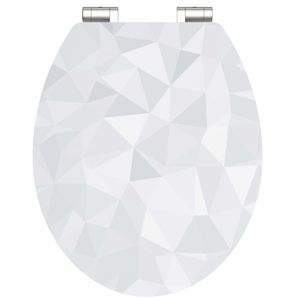 SCHÜTTE toiletbril met soft-close diamond mdf hoogglans