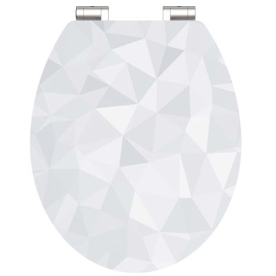 SCHÜTTE toiletbril met soft-close diamond mdf hoogglans