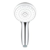 GROHE New Tempesta handdouche met 3 straalsoorten Ø10cm 9.5L/min. chroom/wit 28419002 - thumbnail