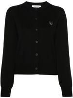 Maison Kitsuné cardigan Bold Fox - Noir - thumbnail