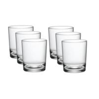 Shotglazen/borrelglazen - 6x - transparant - 50 ml - glas - Caravelle