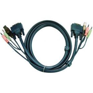 Aten 5M USB DVI-D Enkelvoudige Link KVM Kabel