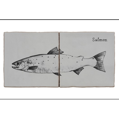 Terre d&apos;Azur Malaga Bone Decor Salmon 2-dl