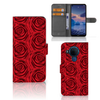 Nokia 5.4 Hoesje Red Roses