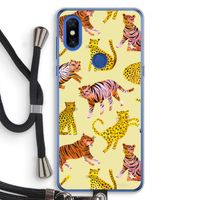 Cute Tigers and Leopards: Xiaomi Mi Mix 3 Transparant Hoesje met koord