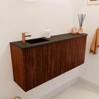 Toiletmeubel Mondiaz Joya | 101.6 cm | Meubelkleur Ruby | Faye wastafel Urban Links | 1 kraangat