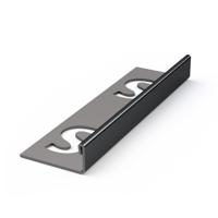 Tegelprofiel Faktum Recht RVS Zwart Chroom 11 mm - 250 cm Faktum Tegelprofiel Faktum Recht RVS Zwart Chroom 11 mm - 250 cm Faktum