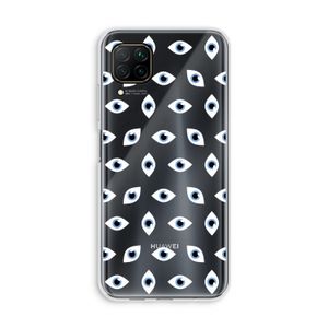 Eyes pattern: Huawei P40 Lite Transparant Hoesje