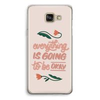 Optimistic flower girl: Samsung Galaxy A5 (2016) Transparant Hoesje