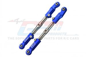 GPM - Traxxas Sledge Aluminium 7075-T6 + Stainless steel adjustable front steering tie rod, blue