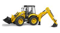 bruder JCB 5CX eco graaflaadmachine modelvoertuig 02454 - thumbnail