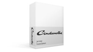 Cinderella hoeslaken jersey 160x200 white