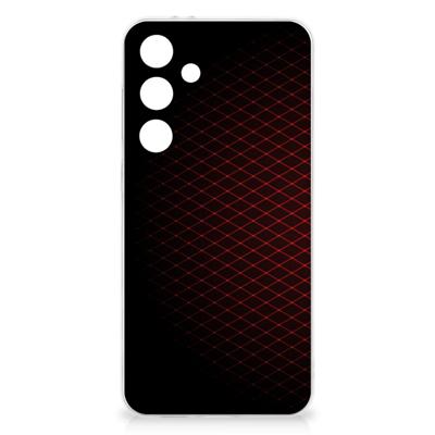 Samsung Galaxy S24 FE | TPU bumper | Geruit Rood