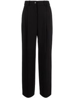 Calvin Klein pantalon ample à taille mi-haute - Noir