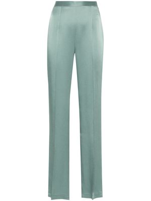 STYLAND pantalon droit à taille haute - Vert