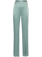 STYLAND pantalon droit à taille haute - Vert - thumbnail