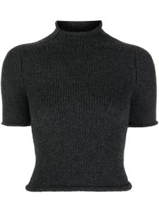 Alexander Wang haut en laine à col montant - Gris