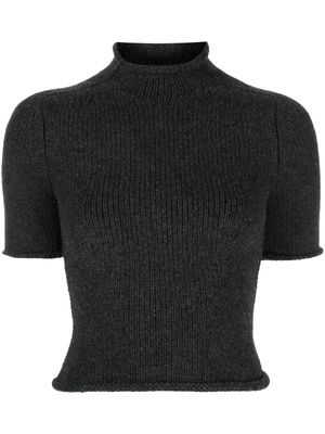 Alexander Wang haut en laine à col montant - Gris